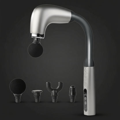 TheraFlex™ Smart Fascia Massage Gun – Long Handle Electric Deep Tissue Massager for Full Body Relaxation & Fatigue Relief (2025 Upgrade)