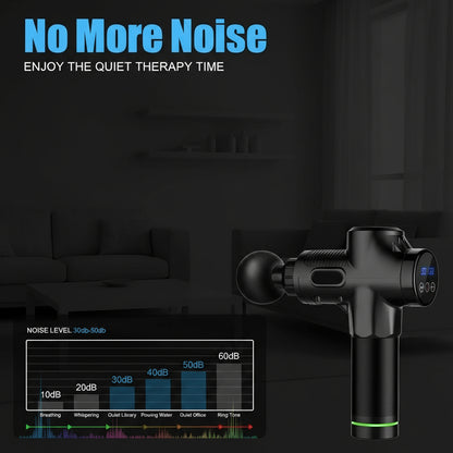 TheraPulse™ 30-Speed Deep Tissue Massage Gun – Electric Percussion Muscle Massager for Body, Neck, Back & Legs