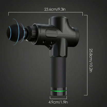 TheraPulse™ 30-Speed Deep Tissue Massage Gun – Electric Percussion Muscle Massager for Body, Neck, Back & Legs