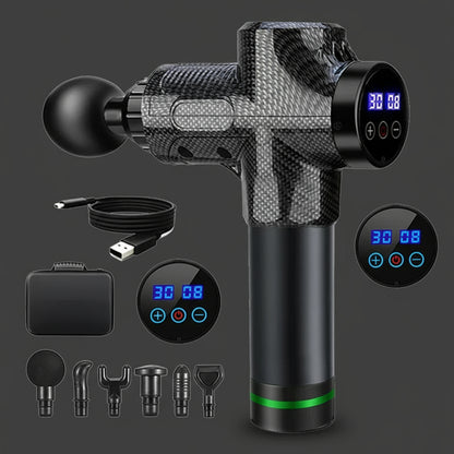 TheraPulse™ 30-Speed Deep Tissue Massage Gun – Electric Percussion Muscle Massager for Body, Neck, Back & Legs