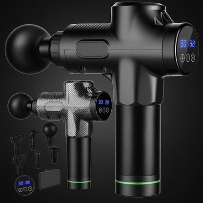 TheraPulse™ 30-Speed Deep Tissue Massage Gun – Electric Percussion Muscle Massager for Body, Neck, Back & Legs